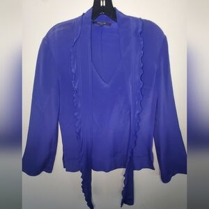 DEREK LAM - size S - Purple blouse In Silk